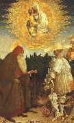 Antonio Pisanello The Virgin and the Child with Saints George and Anthony Abbot oil painting